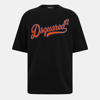 Dsquared2 Тениска DSQUARED2 Men's Oversized T-Shirt - Black