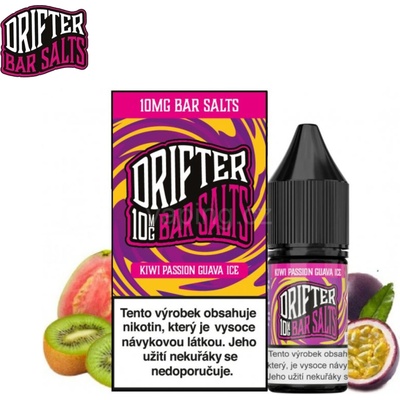 Drifter Bar Salts Kiwi Passionfruit Guava Ice 10 ml 10 mg