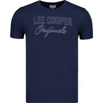 Lee Cooper pánske tričko Simple modré