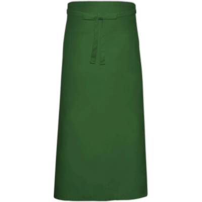 Link Kitchen Wear Bistro zástěra s přední kapsou X968T Bottle Green 100x100cm