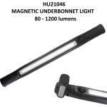 Hubitools- Белгия Акумулаторна cob led лампа 80 - 1200 лумена с чупещи се магнитни ръкохватки и куки за окачване ; hubitools hu21046