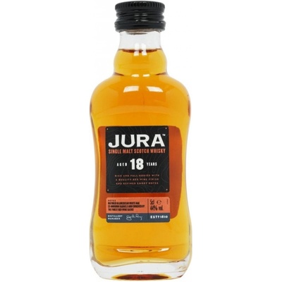 Jura Single Malt Whisky mini 18y 44% 0,05 l (čistá fľaša)