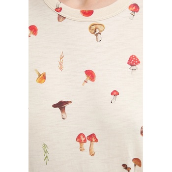 rag & bone Памучна тениска Rag & Bone дамска в бежово RE6E25FT3SW (RE6E25FT3SW)