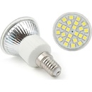 SMD Lighting LED žárovka E14 4W SMD 5050 bílá Teplá bílá