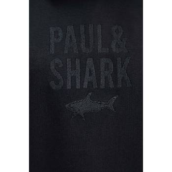 Paul&Shark Суичър Paul&Shark в черно с апликация 14311890 (14311890)