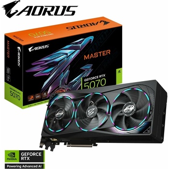 Gigabyte AORUS GeForce RTX 5070 MASTER 12GB GDDR7 GV-N5070AORUS M-12GD