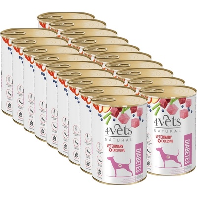 4Vets Dog Diabetes 18 x 400 g