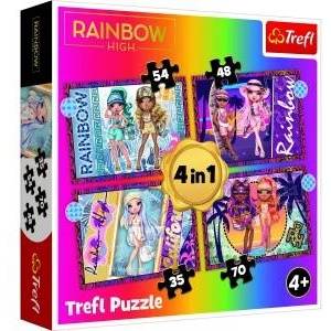 Trefl Puzzle 4in1 Fashionable dolls TREFL