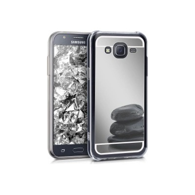 Pouzdro kwmobile Zrcadlové Samsung Galaxy J5 stříbrné – Zbozi.Blesk.cz