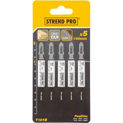 STREND PRO T101B 100 mm, 10z, bal. 5 ks (drevo) 226536