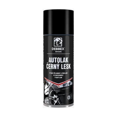 Autolak černý lesk 6 x 400ml