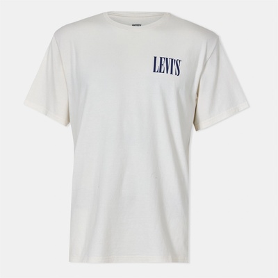 Levi's Тениска Levis Men's Serif Cowboy Regular Fit T-Shirt - White