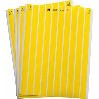 Brady LAT-29-747-10-YL / 029785, LaserTab Laser Printable Labels, 16.51 mm x 5.08 mm (29785)