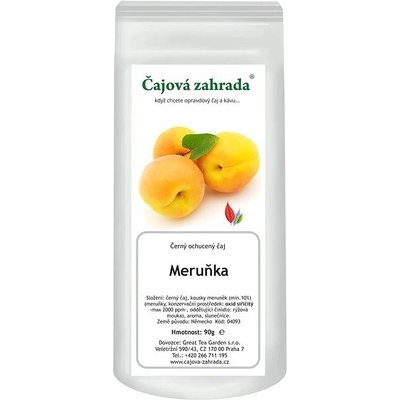 Čajová zahrada Meruňka černý ochucený čaj černý čaj 500 g