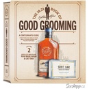 18.21 Man Made Book of Good Grooming mycí gel na tělo a vlasy 532 ml + tuhé mýdlo na tělo a vlasy 198 g dárková sada