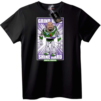 NOONEBRAND Тениска Дуейн Джонсън като Buzz Lightyear - 2XL, White