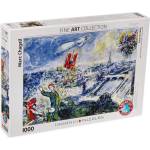 EUROGRAPHICS Пъзел Eurographics от 1000 части - Парижкият букет, Марк Шагал (60000850)