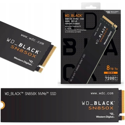 WD Black SN850X 8TB, WDS800T2X0E – Zboží Živě