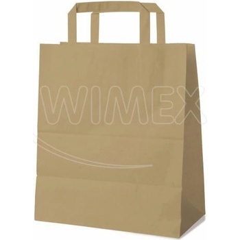 Wimex Papierová taška hnedá 22x10x28 cm (250 ks)