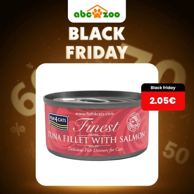 Fish4Cats Finest Tuniak s lososom 70 g