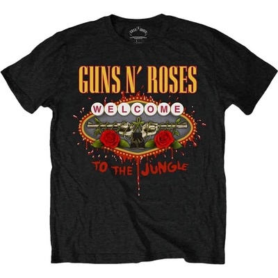 Guns N' Roses Welcome to the Jungle Black L Риза (GNRTS28MB03)