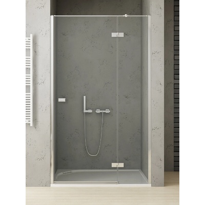 New Trendy Reflexa sprchové dveře 140 cm sklopné chrom lesk/průhledné sklo EXK-5070