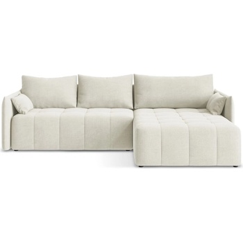 makamii Бежов разтегателен ъглов диван с място за съхранение (десен ъгъл) Moku - Makamii (MOKU_RCF_41_P1_C1)