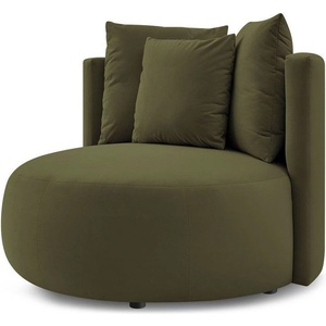 Bobochic Paris Зелено кадифено кресло Cesar - Bobochic Paris (WT-ROND-1.5--W_1 P888)
