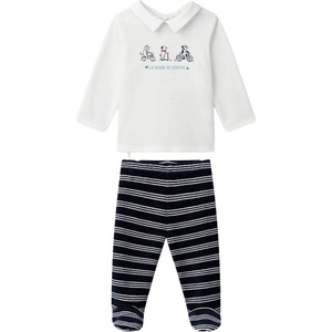 Sergent Major Бебешка пижамка Sergent Major - С бродерия, кученце, 6 м (26E5BG41PYJ) - ozone
