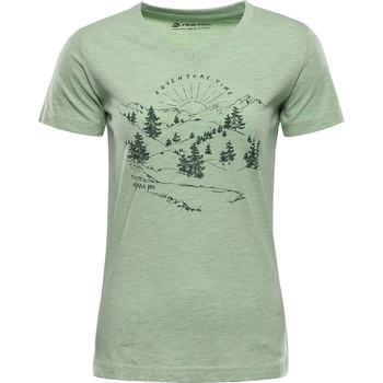 ALPINE PRO Дамска функционална тениска с Cool-dry ALPINE PRO GREMA 2 pistachio вариант pa ALPINE PRO | Zelen | ЖЕНИ | XS