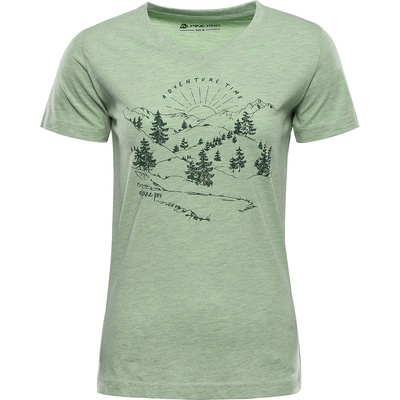 ALPINE PRO Дамска функционална тениска с Cool-dry ALPINE PRO GREMA 2 pistachio вариант pa ALPINE PRO | Zelen | ЖЕНИ | XS