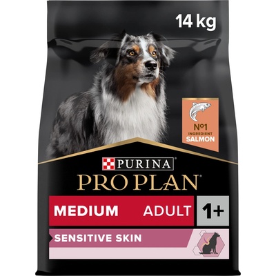 Purina Pro Plan Medium Adult Sensitive Skin losos 14 kg