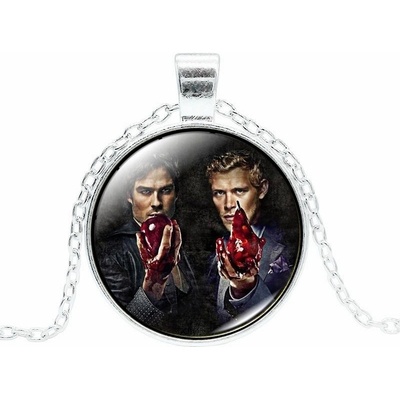 Origoska Řetízek The Vampire Diaries (Upíří deníky) Damon a Niklaus DN01 Stříbrná