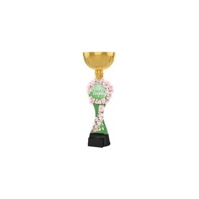 Poháry Bauer Akrylátová trofej ACUPCGM114 Květinová edice