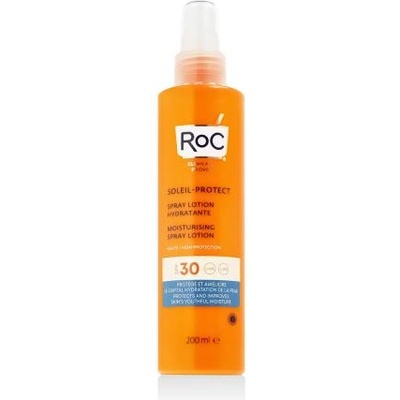RoC Soleil-Protect Moisturising Spray Lotion SPF30 слънцезащитен лосион за тяло 200 ml