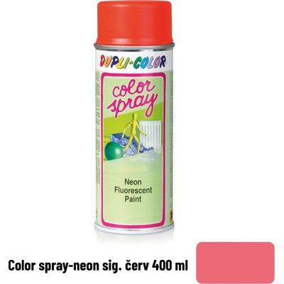 DUPLI COLOR DC NEON FLUORESCENČNÝ sprej na značenie - efekt - Červený signálny - 400 ml