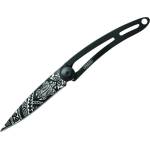 DEEJO 7gn102 tattoo black naked / Ултралек нож без дръжка (7gn102)