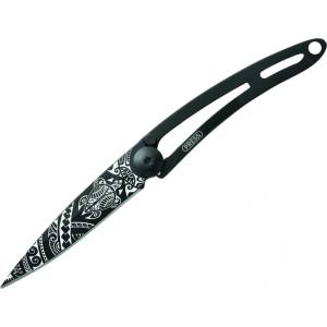 DEEJO 7gn102 tattoo black naked / Ултралек нож без дръжка (7gn102)