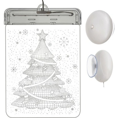 Pro-Tech shop 3D LED vitráž - vánoční strom 5900779939769