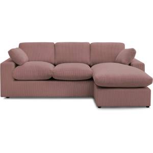 Bobochic Розов ъглов диван от рипсено кадифе Belair - Bobochic Paris (WT-HILL-N--U3-W_2 P1140)