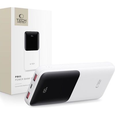 Tech-Protect PB01 10000mAh 22.5W white