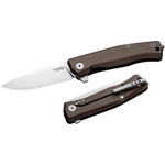 lionSTEEL myto mt01a es / Високотехнологичен сгъваем нож edc с острие от стомана m390 и алуминиева дръжка - кафяв (lion0241)