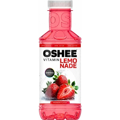 Oshee vitamínová limonáda jahoda 555 ml