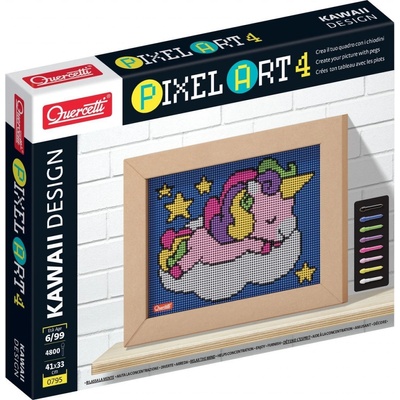 Quercetti Pixel Art 4 Kawaii Unicorn 0795