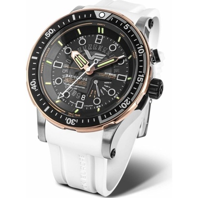 Vostok Europe PX84/511E769 - Bílý silikonový řemínek