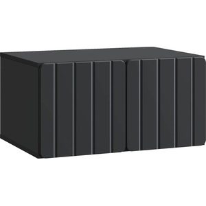 vidaXL Стенно монтиран ТВ шкаф 59, 5 x 41 x 30 cm Черно (898336)
