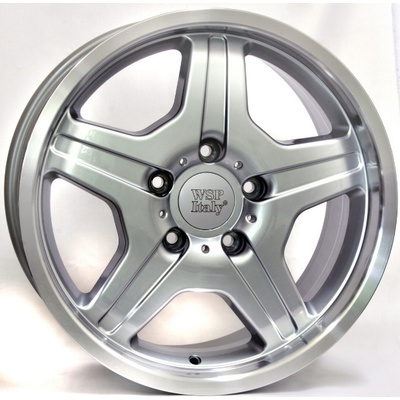 WSP W760 MATERA MERCEDES 9,5x18 5x130 ET50 silver polished lip