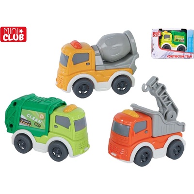 Mikro trading Mini Club Vozidlo stavební na volný chod 8 cm