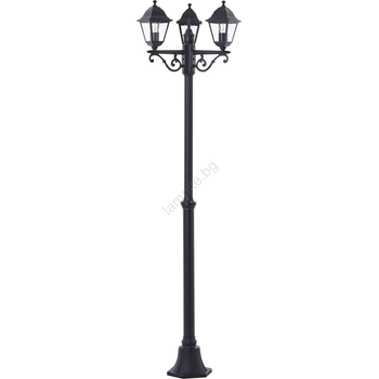 Brilliant - Външна лампа NISSIE 3xE27/60W/230V IP44 черна (BI0242)