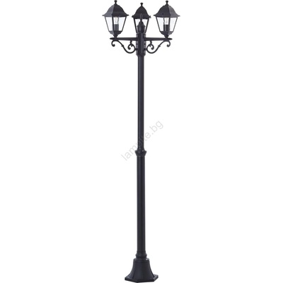 Brilliant - Външна лампа NISSIE 3xE27/60W/230V IP44 черна (BI0242)